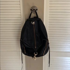 Rebecca Minkoff Julien backpack - black & gold